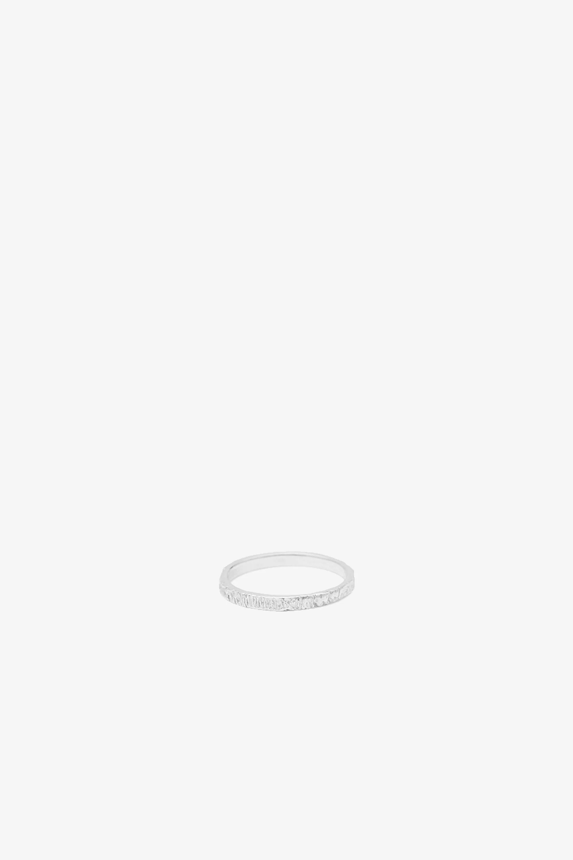Textured Stacker Band 925 Sterling Silver
