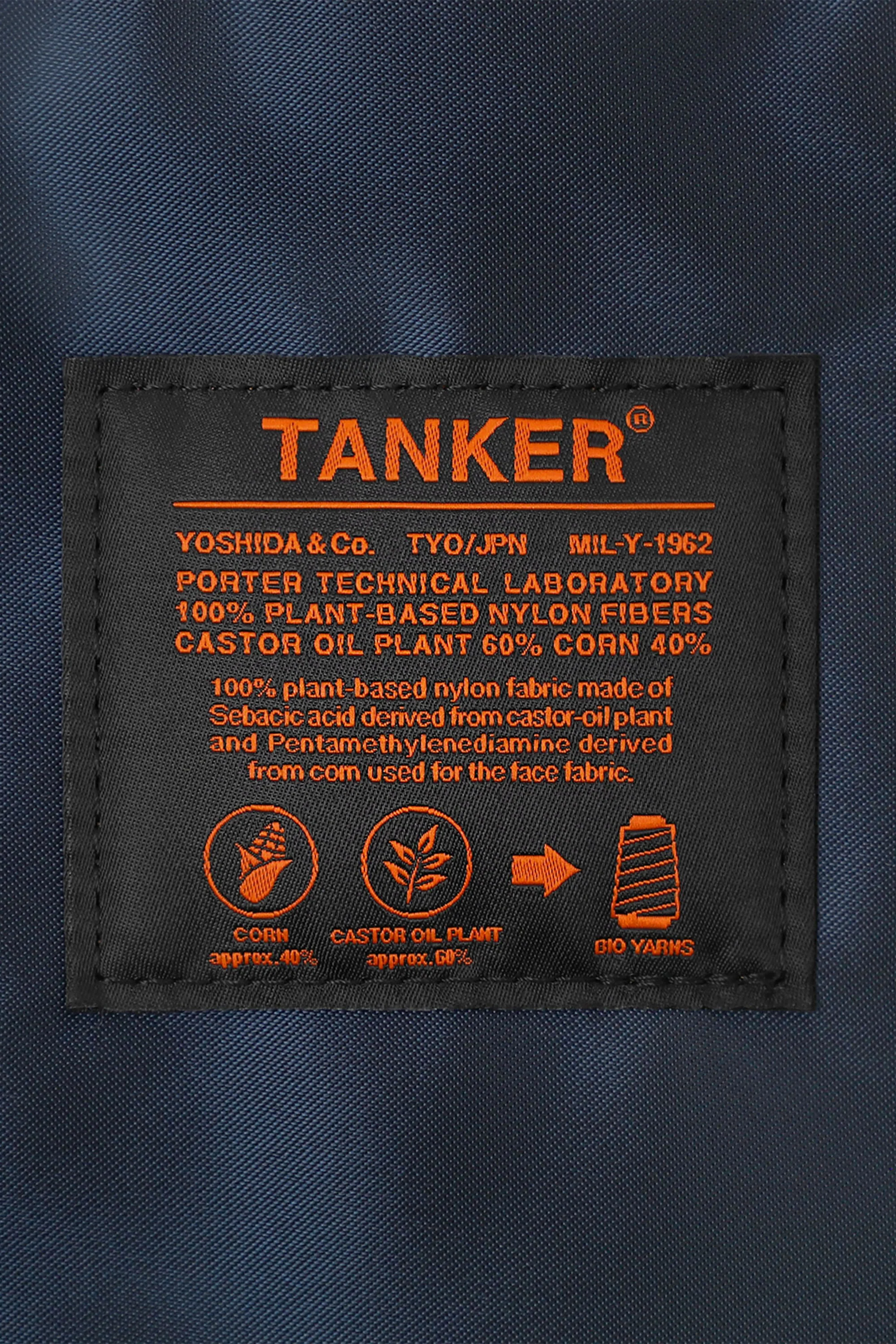 Tanker Sling Bag W-Zip Navy - Image 10